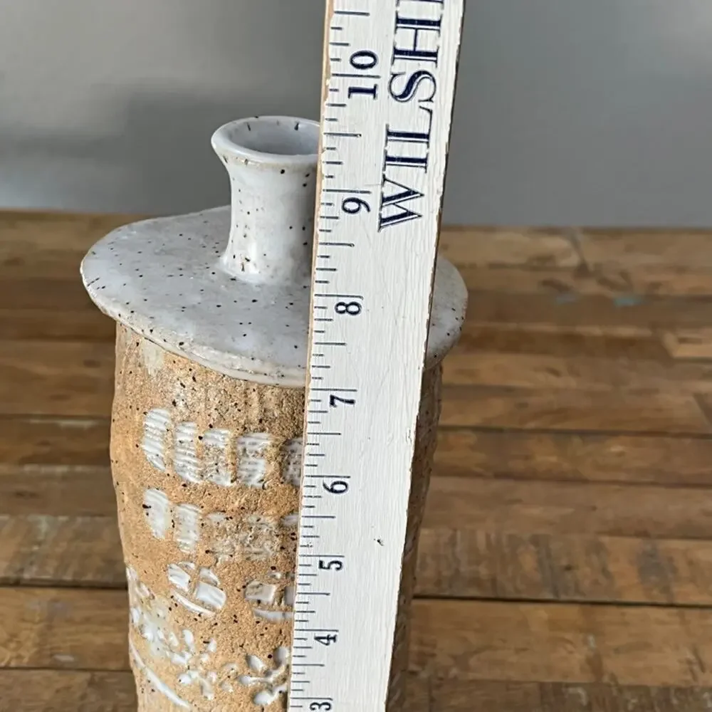 1972 Mid-century Ceramic Flower Vase 9.5